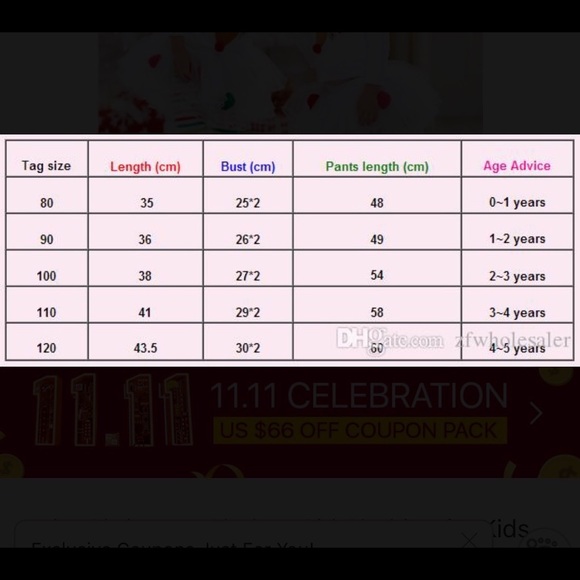 Holiday 2 piece tutu and legging Set - Picture 5 of 5